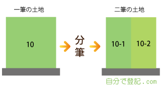 分筆とは